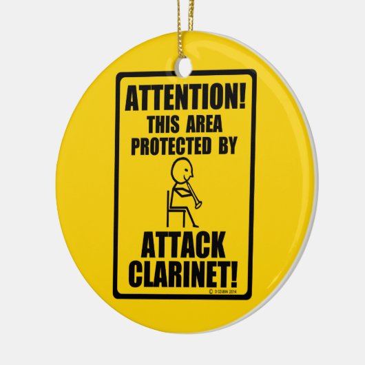 Attack Clarinet Keramisch Ornament (Links)