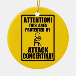 Attack Concertina Keramisch Ornament