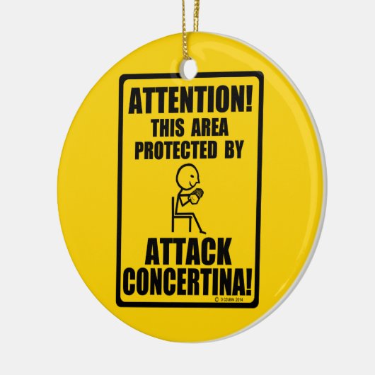 Attack Concertina Keramisch Ornament (Links)
