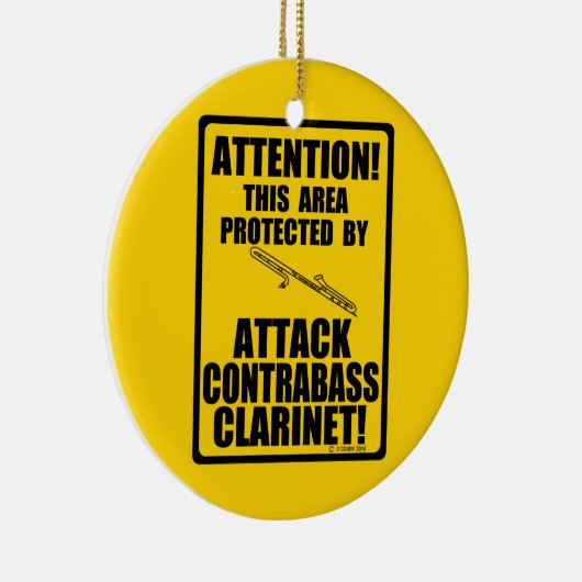 Attack Contrabass Clarinet Keramisch Ornament (Rechts)