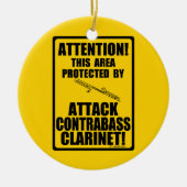 Attack Contrabass Clarinet Keramisch Ornament (Voorkant)