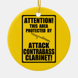 Attack Contrabass Clarinet Keramisch Ornament