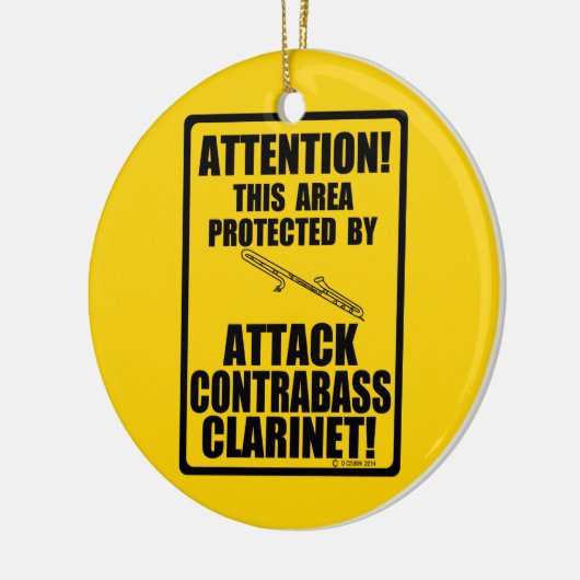 Attack Contrabass Clarinet Keramisch Ornament (Links)