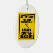 Attack Contrabasson Keramisch Ornament (Rechts)