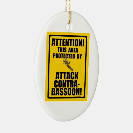 Attack Contrabasson Keramisch Ornament (Rechts)