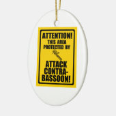 Attack Contrabasson Keramisch Ornament (Links)