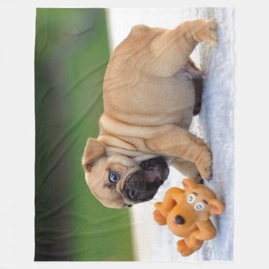 ATTACK DOG FLEECE DEKEN (Voorkant)