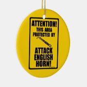 Attack English Horn Keramisch Ornament (Rechts)