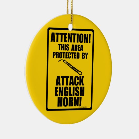 Attack English Horn Keramisch Ornament (Rechts)