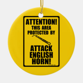 Attack English Horn Keramisch Ornament