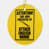 Attack English Horn Keramisch Ornament (Links)