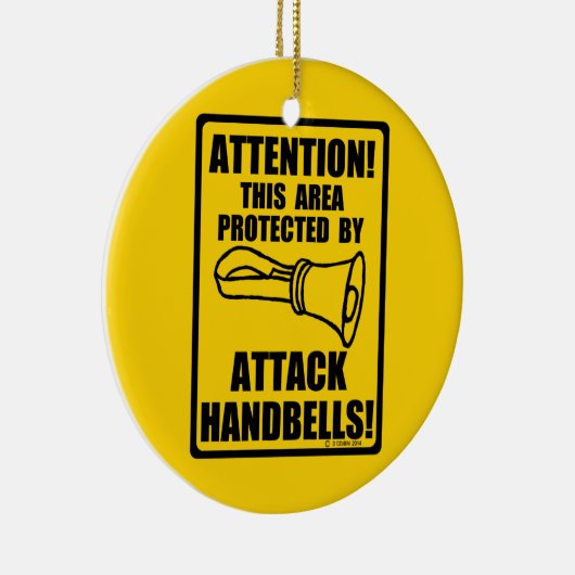 Attack Handbells Keramisch Ornament (Rechts)