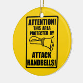 Attack Handbells Keramisch Ornament (Links)