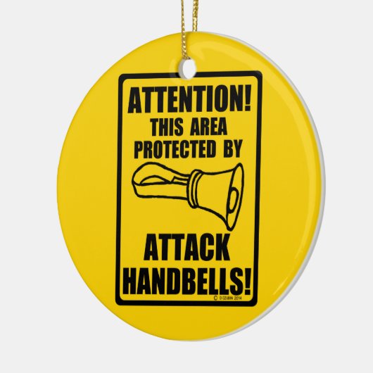 Attack Handbells Keramisch Ornament (Links)