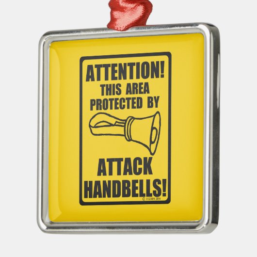 Attack Handbells Metalen Ornament (Links)