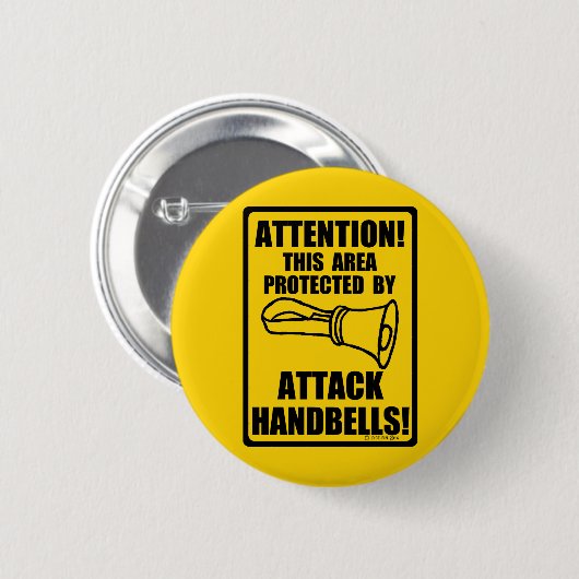 Attack Handbells Ronde Button 5,7 Cm (Voorkant /achterkant)