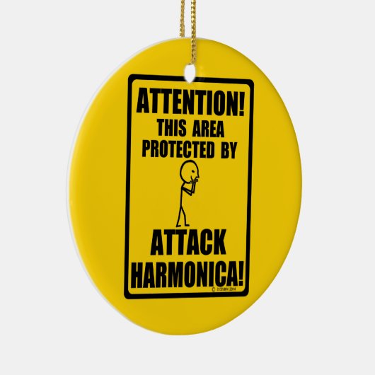 Attack Harmonica Keramisch Ornament (Rechts)