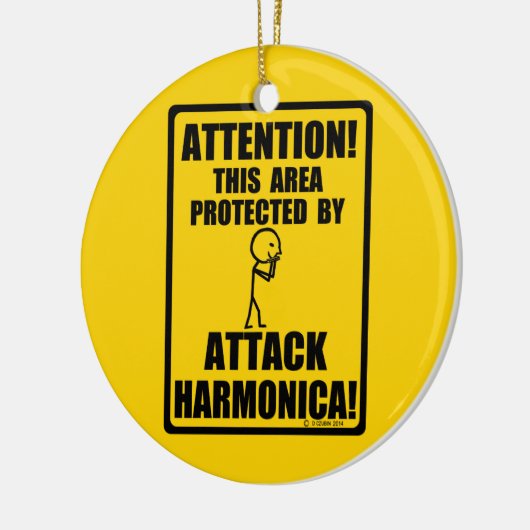 Attack Harmonica Keramisch Ornament (Links)