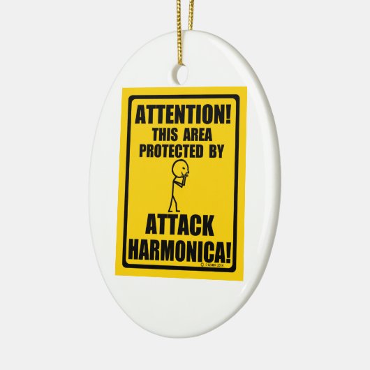 Attack Harmonica Keramisch Ornament (Links)