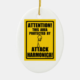 Attack Harmonica Keramisch Ornament