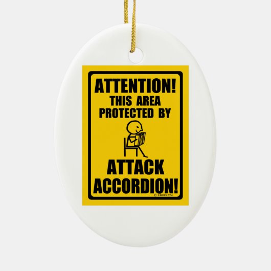 Attack Harmonica Keramisch Ornament (Achterkant)