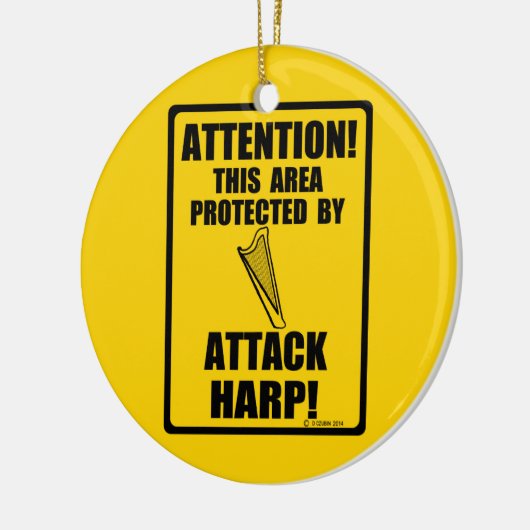 Attack Harp Keramisch Ornament (Links)