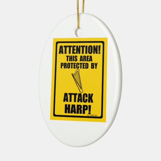 Attack Harp Keramisch Ornament (Links)