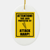 Attack Harp Keramisch Ornament (Voorkant)