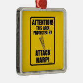 Attack Harp Metalen Ornament (Rechts)