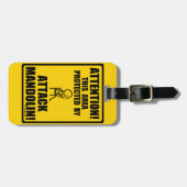 Attack Mandolin Bagagelabel (Voorkant horizontaal)