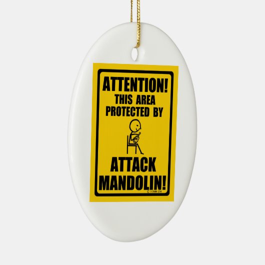 Attack Mandolin Keramisch Ornament (Rechts)