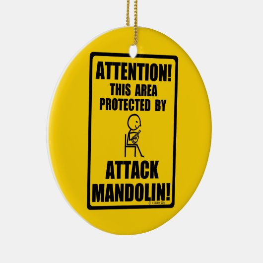 Attack Mandolin Keramisch Ornament (Rechts)