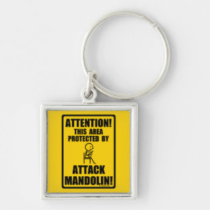 Attack Mandolin Sleutelhanger