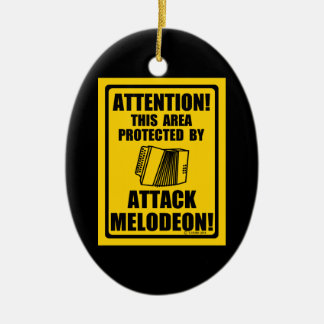 Attack Melodeon Keramisch Ornament