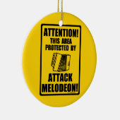 Attack Melodeon Keramisch Ornament (Rechts)