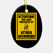 Attack Oboe Keramisch Ornament (Achterkant)