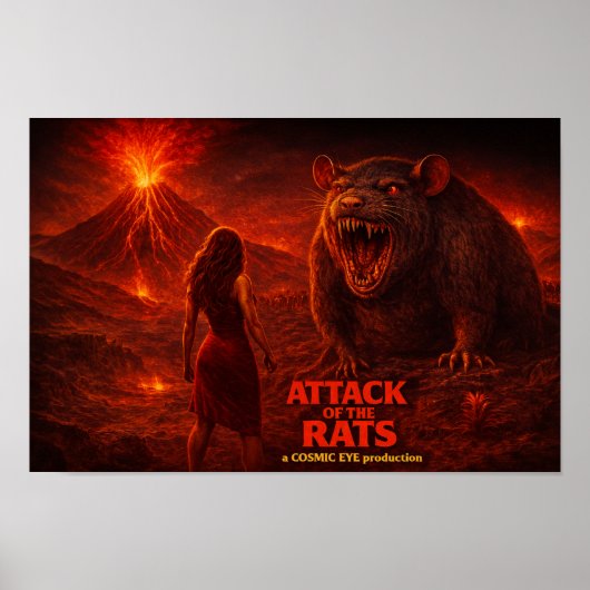 Attack of the Rats Poster (Voorkant)