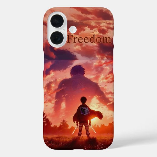 Attack on Titan Freedom Anime Hoesje (Achterkant)