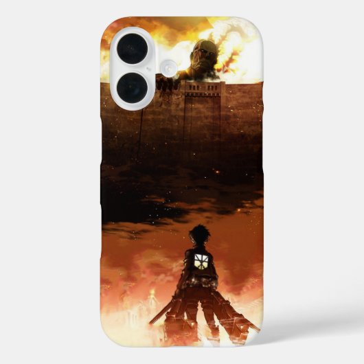 Attack On Titan Kolossale Titan Anime Hoesje (Achterkant)