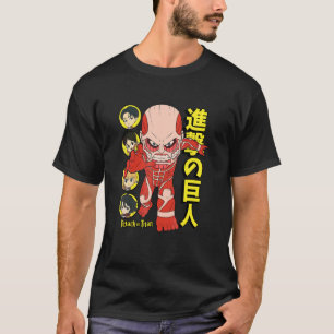 Attack on Titan Seizoen 3 Reuzen & Hoofdpersonage T-shirt