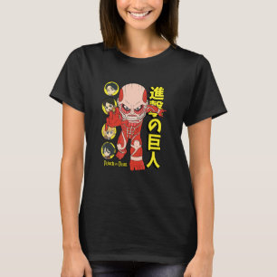 Attack on Titan Seizoen 3 Reuzen & Hoofdpersonage T-shirt