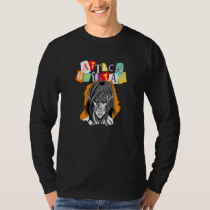 Attack on Titan Seizoen 4 Eren en Losgeld Brieven  T-shirt
