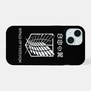 Attack on Titan Wings of Freedom Hoesje 自由の翼 iPhone 15 Case