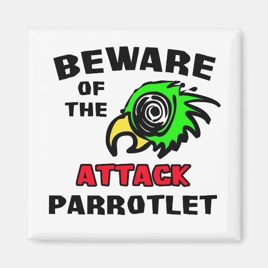 Attack Parrotlet Magneet (Voorkant)