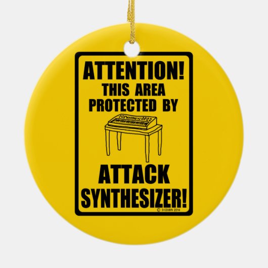 Attack Synthesizer Keramisch Ornament (Achterkant)