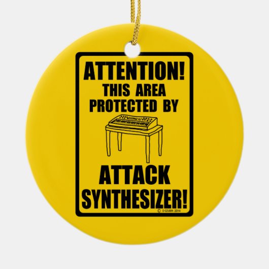 Attack Synthesizer Keramisch Ornament (Voorkant)