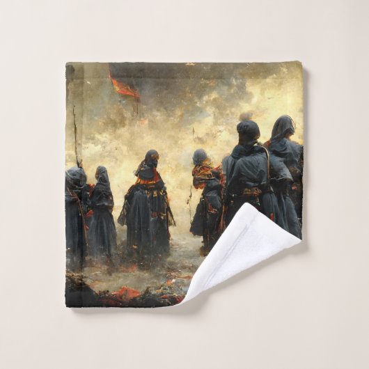 Attack the place bad handdoek (Wasdoekje)