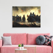 Attack the place canvas afdruk (Insitu (Woonkamer))