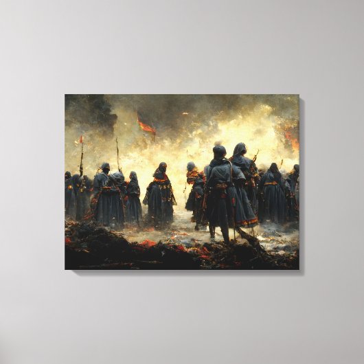 Attack the place canvas afdruk (Voorkant)