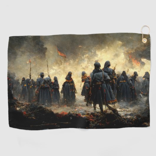 Attack the place golfhanddoek (Horizontaal)